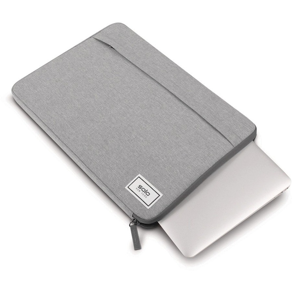 Solo Sleeve, f/ 15.6" Laptop, 16-1/4"Wx1"Lx11-1/4"H, Gray USLUBN10510 - main